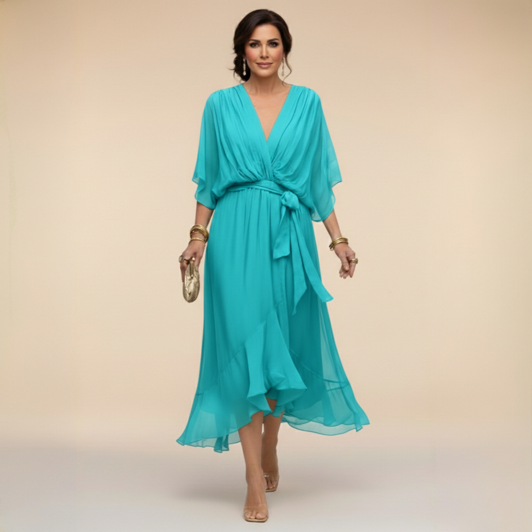 Bianca | Elegant V-Neck Dress