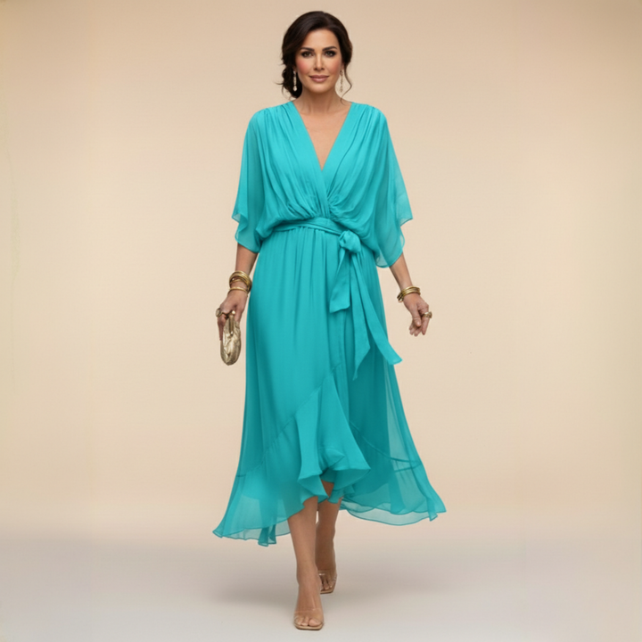 Bianca | Elegant V-Neck Dress
