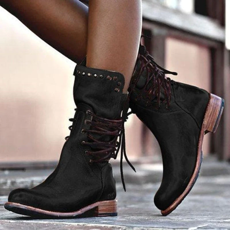 Emily| Vintage Look Boots