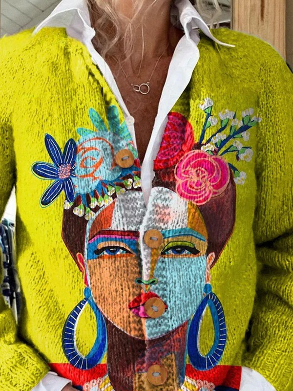 Freda - Umělecký Kardigan