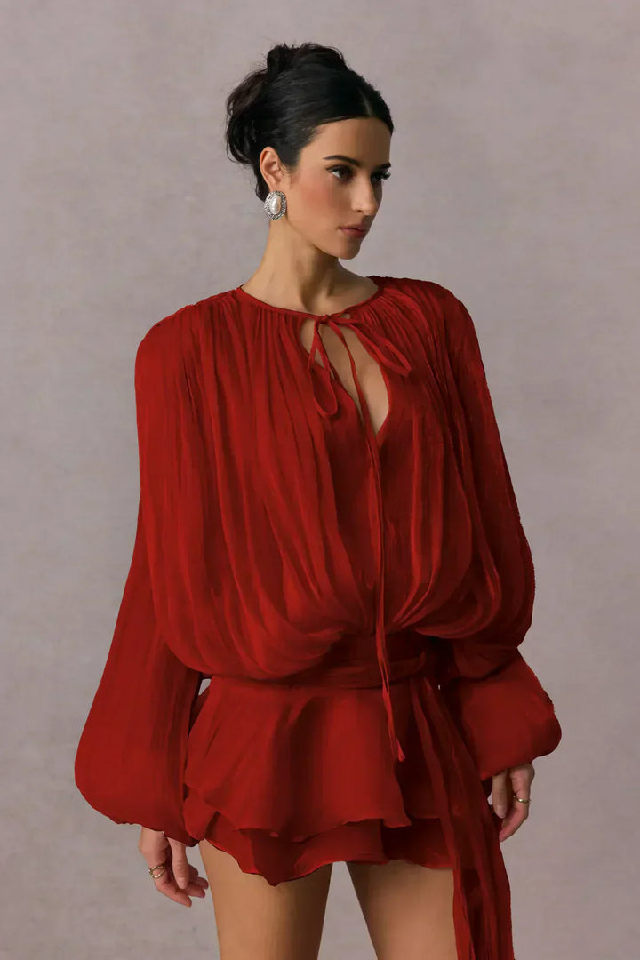 Lyanna | Elegantní boho krátké šaty