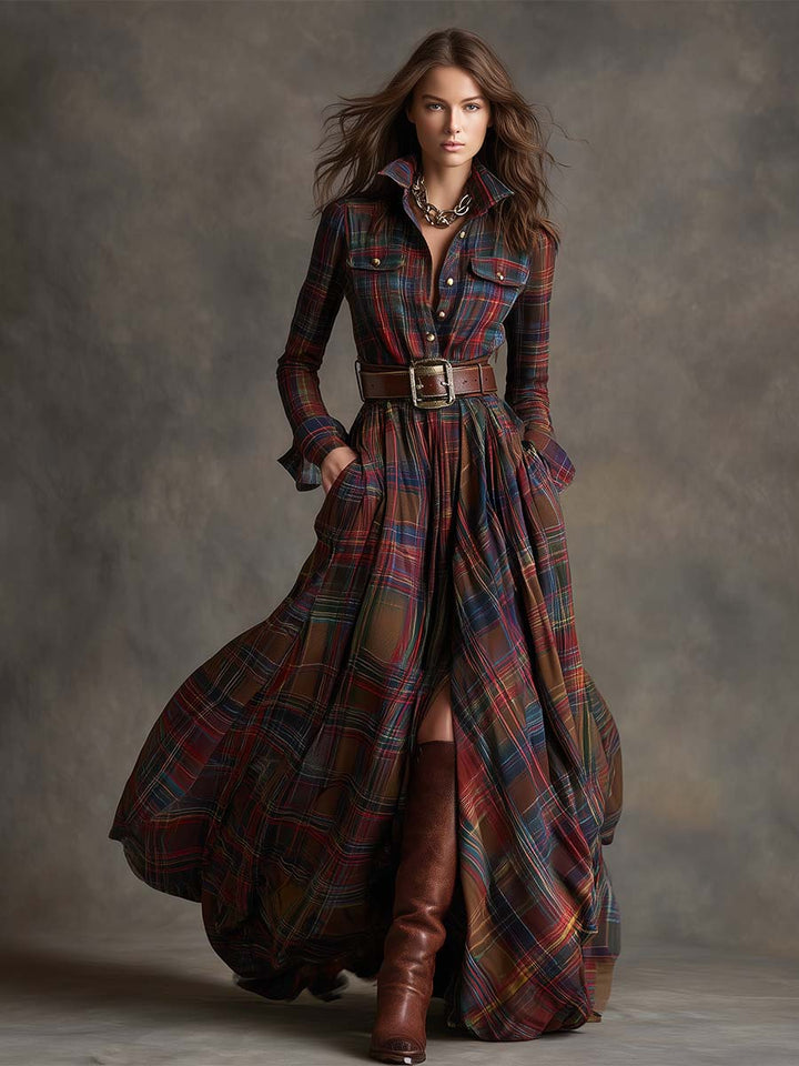 LAURA | Classic Button-Up Shirt Dress