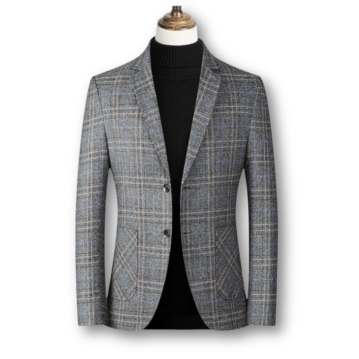 Domenico | Elegantní Blazer v Skotském Tkaní