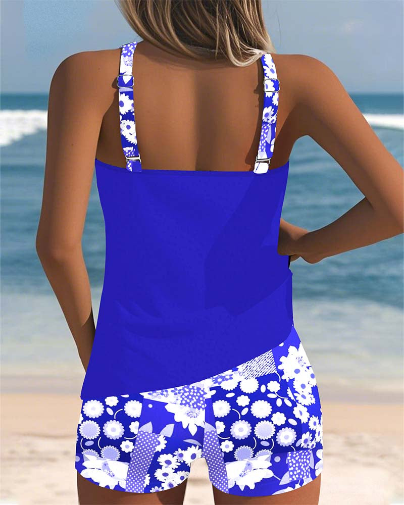 Anna | Tummy Control Supportive Swim Set with Boxer Bottoms