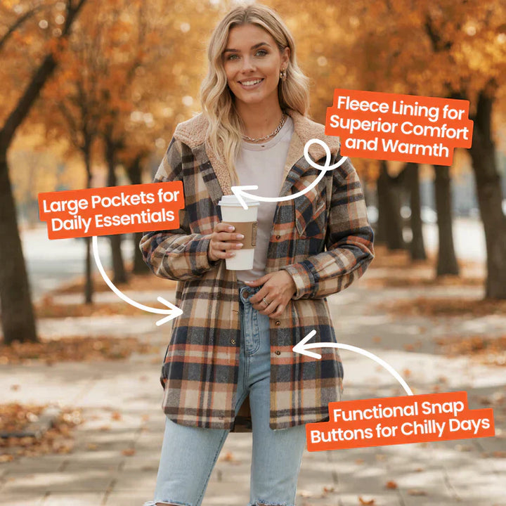 Premium Flannel Hooded Jacket