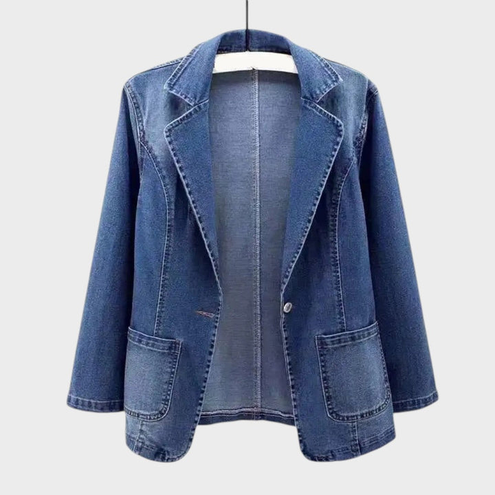 Sandra - Klasický Denim Blazer