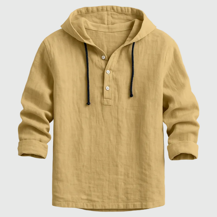 Nathan | Elegant Hooded Shirt