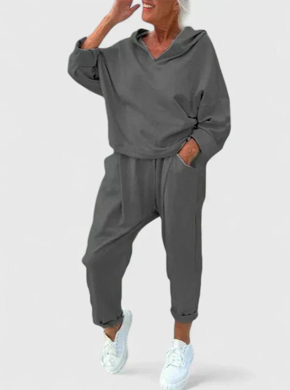 Sally | Comfortable Hooded Sweatshirt Set