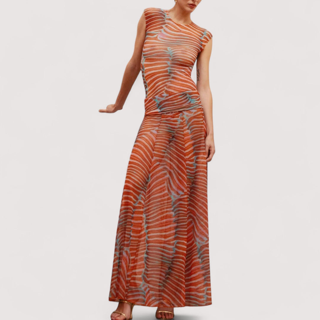 Marina™ | Elegantní set topu a sukně.