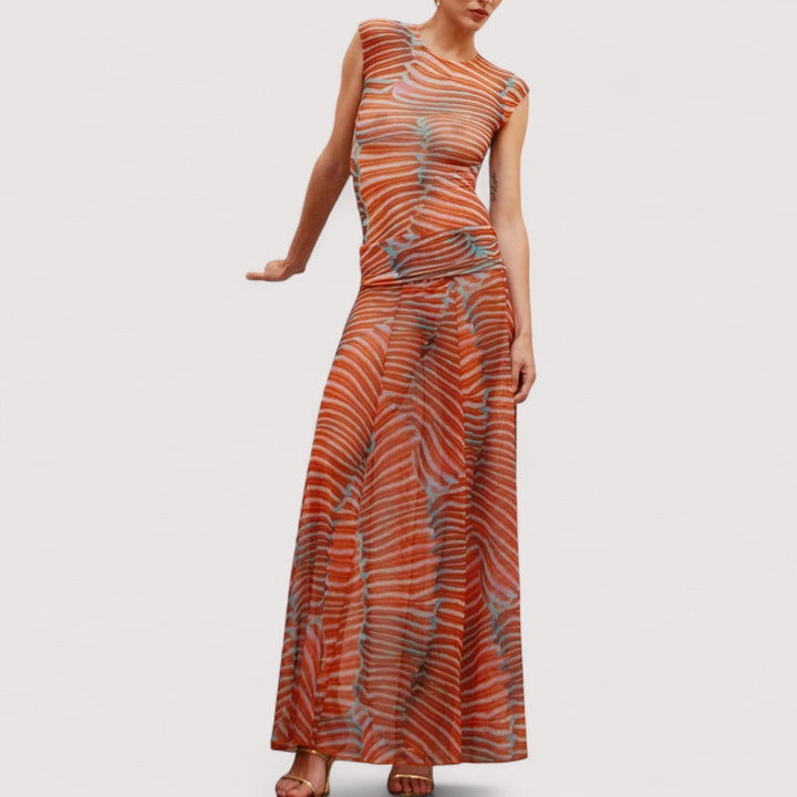 Marina™ | Elegantní set topu a sukně.
