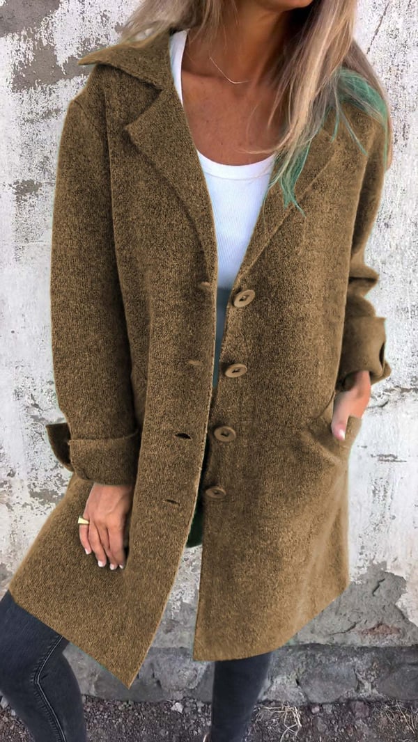 Nika - Chic Minimalistický Kabát