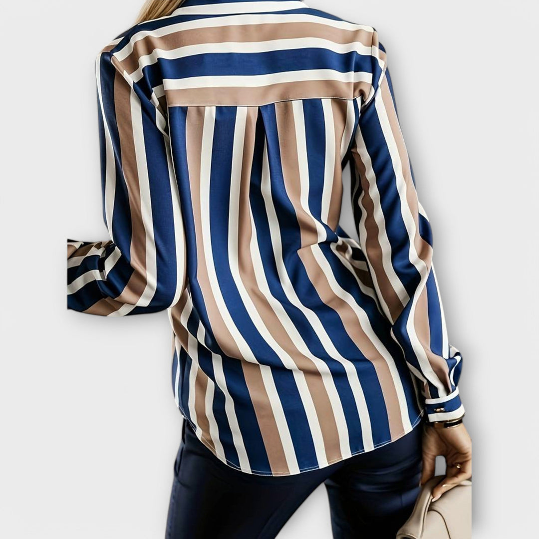 Clara - Casual blůza na pruhy