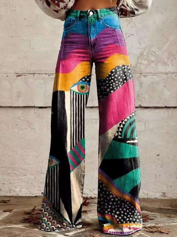 Talia - Široké Kalhoty Boho Chic