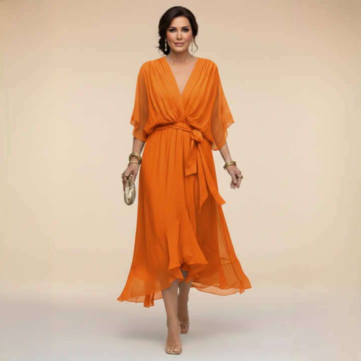 Bianca | Elegant V-Neck Dress