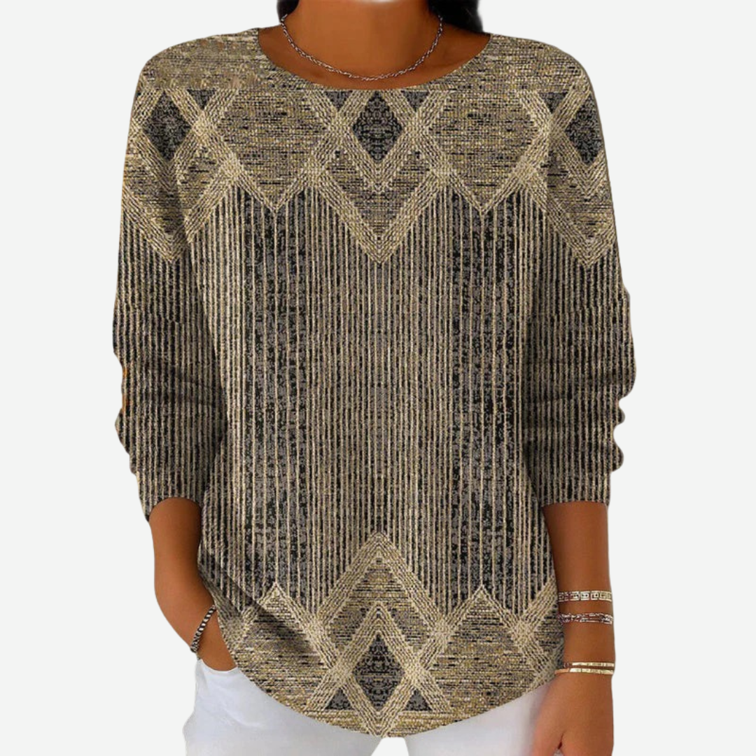 Jasmin - Vintage Striped Sweater