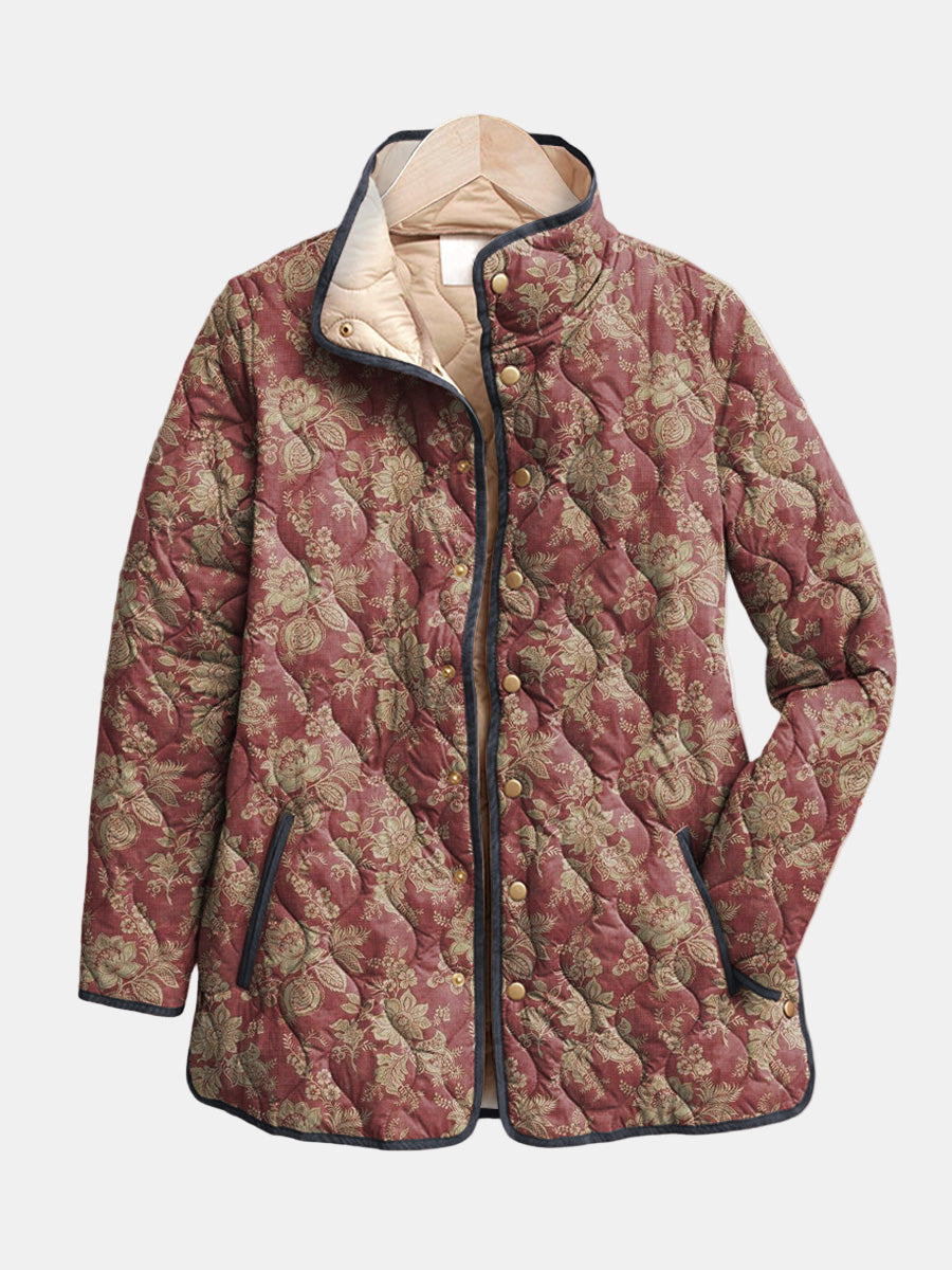 Cassandra Floral Quilted Jacket