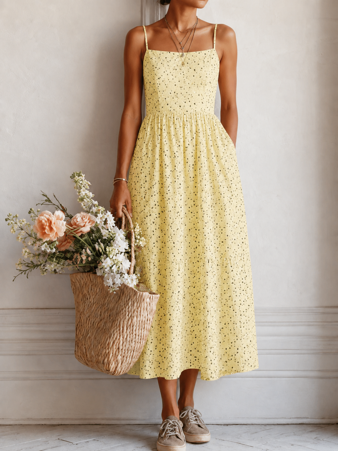 Daphne™ | Sunlit Midi Dress