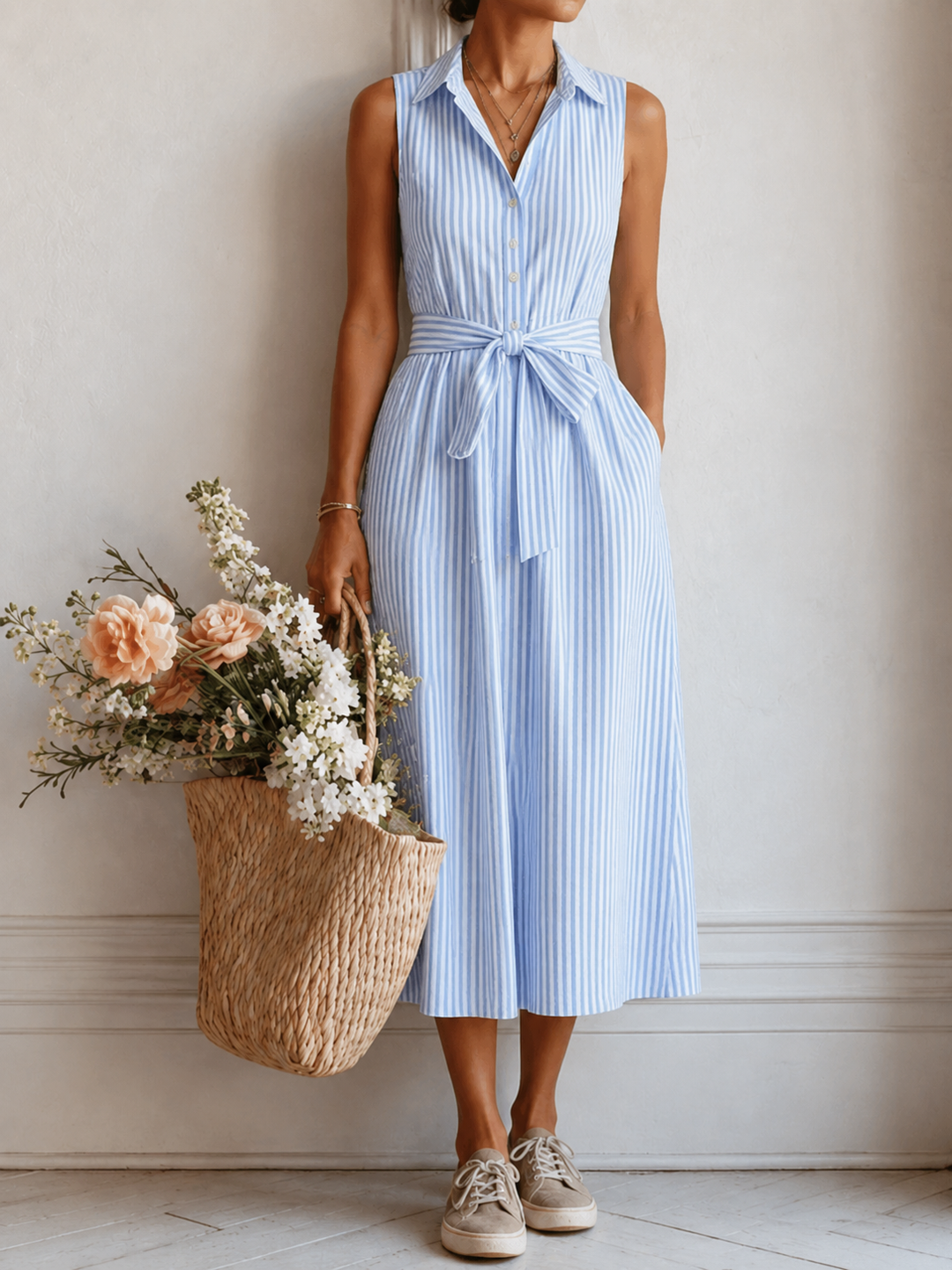 Charlotte™ | Classic Striped Dress