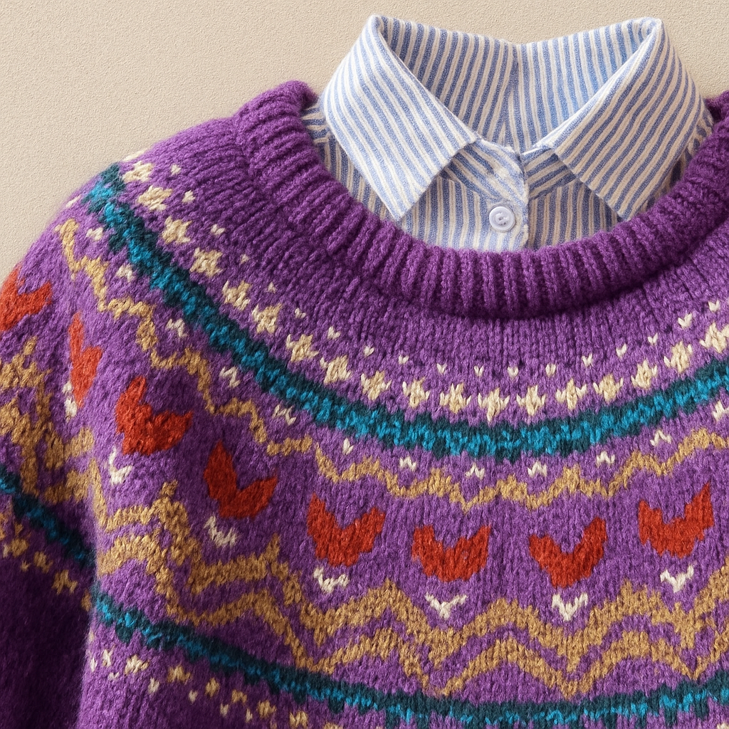 Iskandriaha | Classic Vintage Sweater