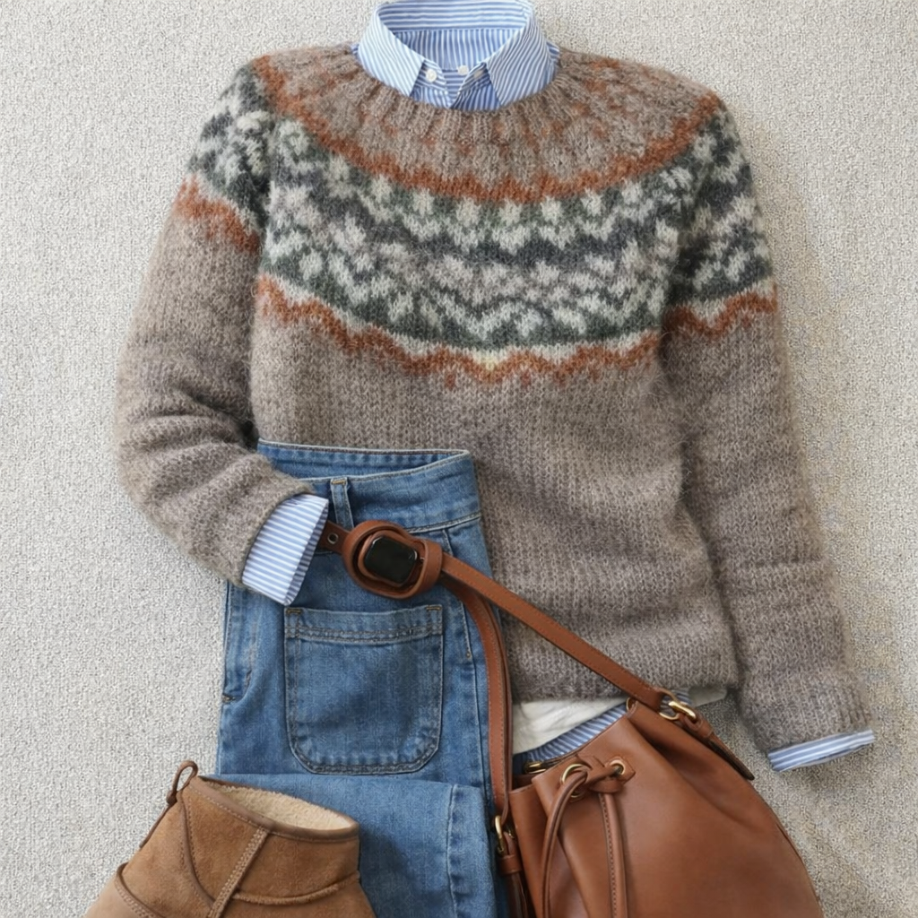 Elowenziyah | Heritage Nordic Sweater