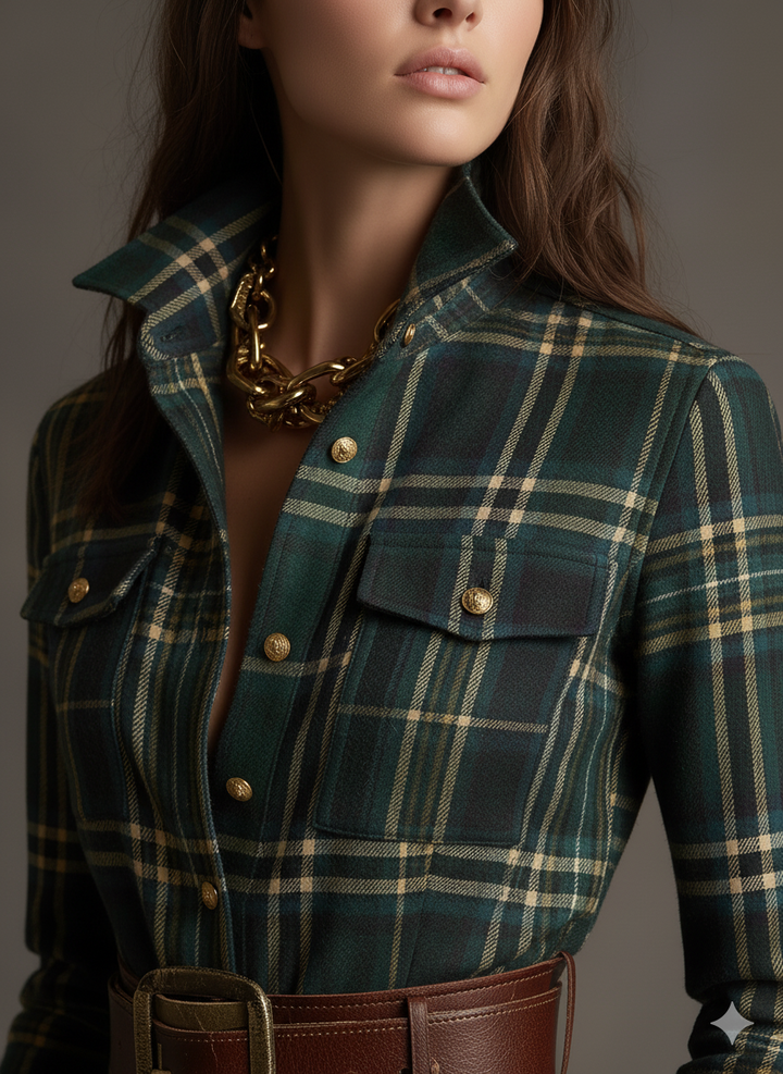 LAURA | Classic Button-Up Shirt Dress