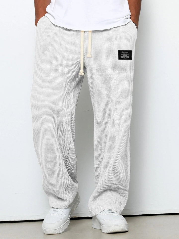 Casual Men's Leisure Pants with Adjustable Waistband