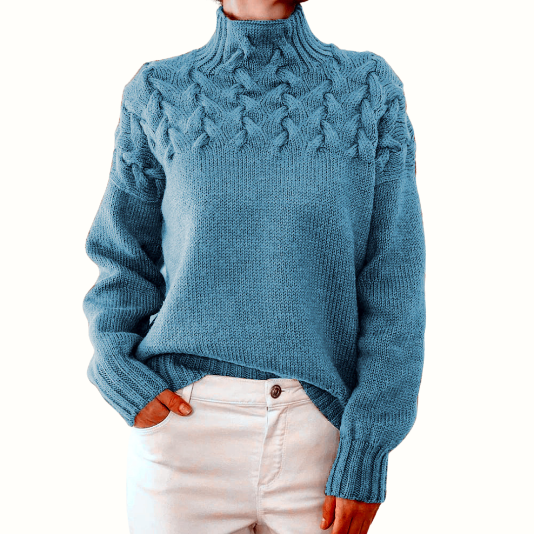 Hailey | Cozy Turtleneck Knit Sweater