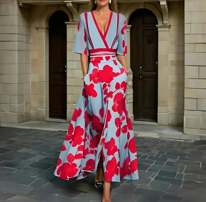 Helena™ | ELEGANT FLORAL DRESS