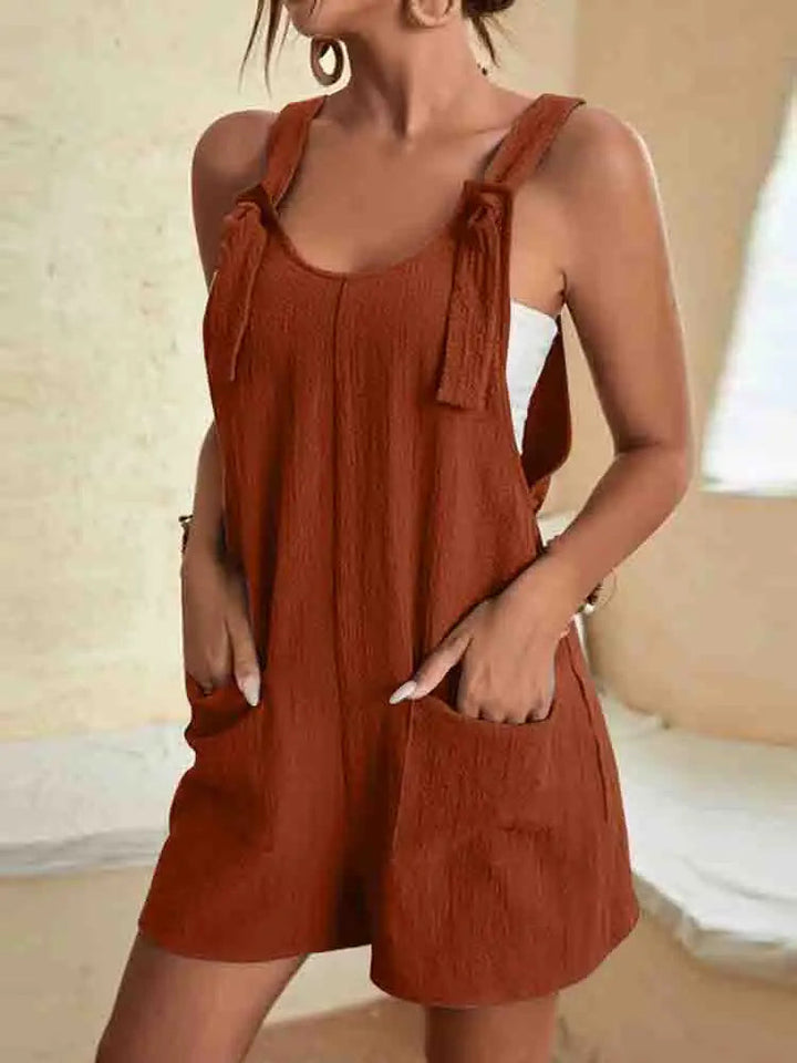 Tina | Lightweight Linen Summer Romper