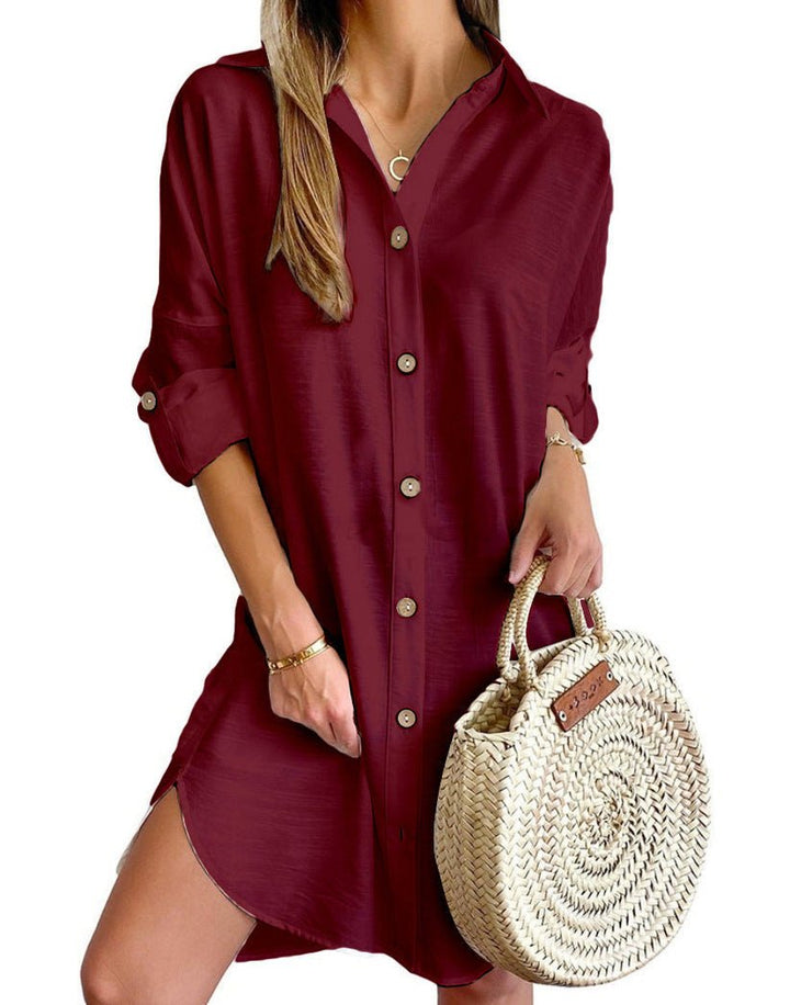 Beatrice | Chic Button Dress