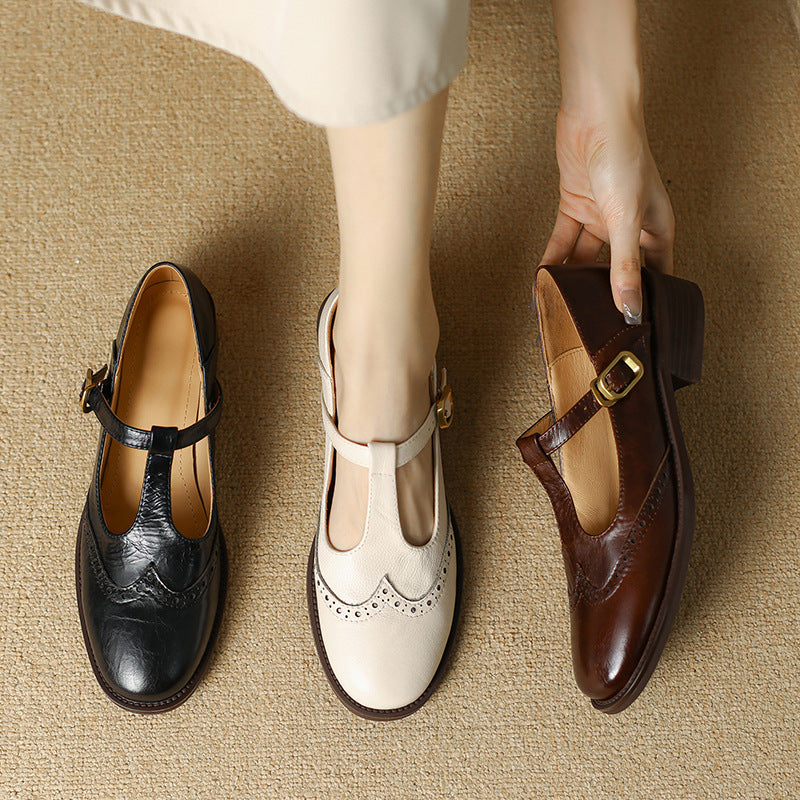 Gianna - T-Bar Mary Jane Shoes