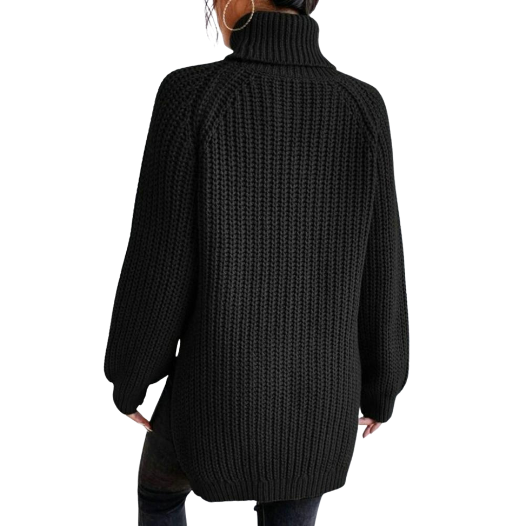 Yara ™ | Cotton Ladies' Turtleneck for Winter