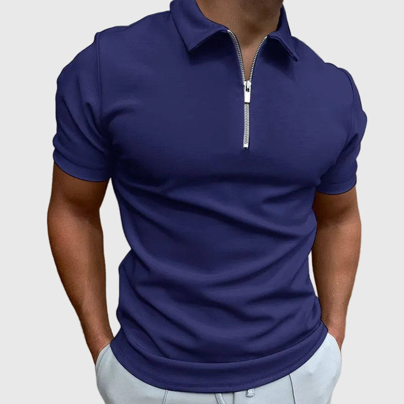 Nathan | Zipper Polo Shirt