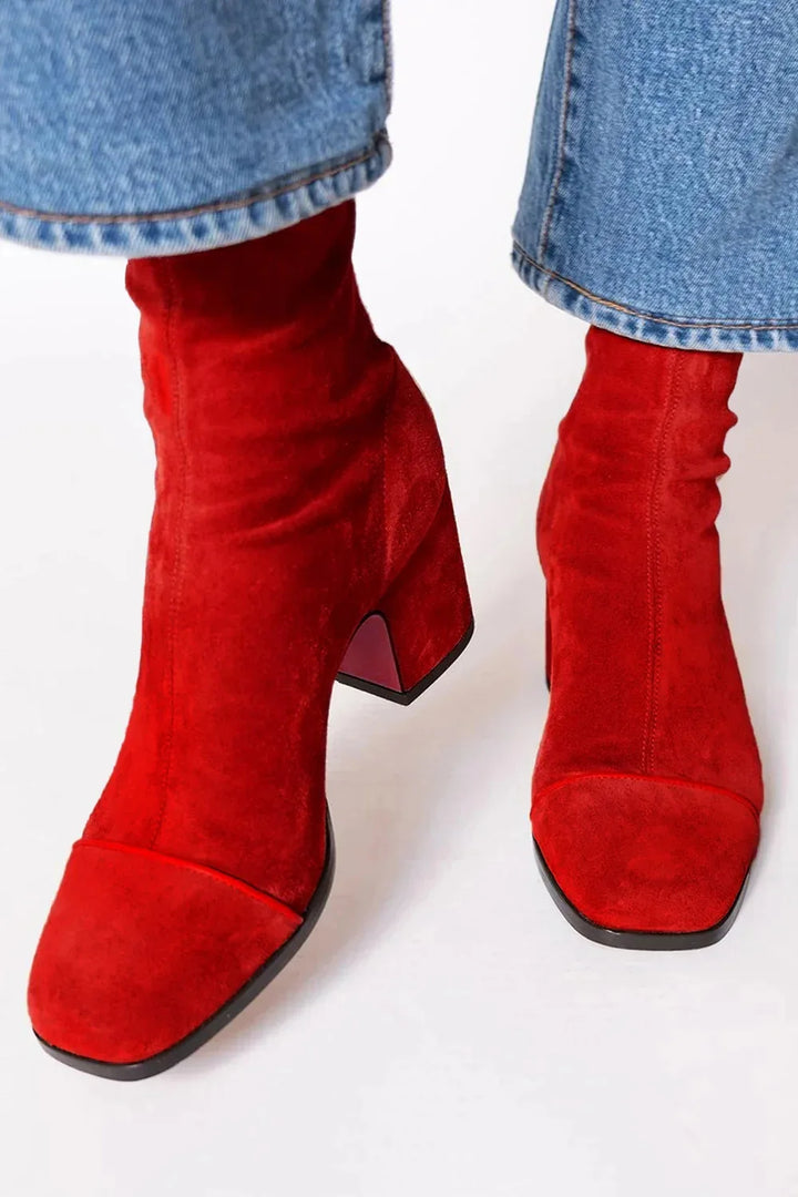 Jet | Square toe heeled boots