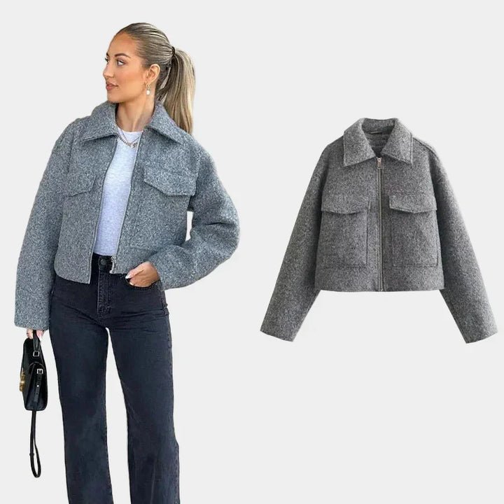 Sonja - Elegantní kabát z tvidu