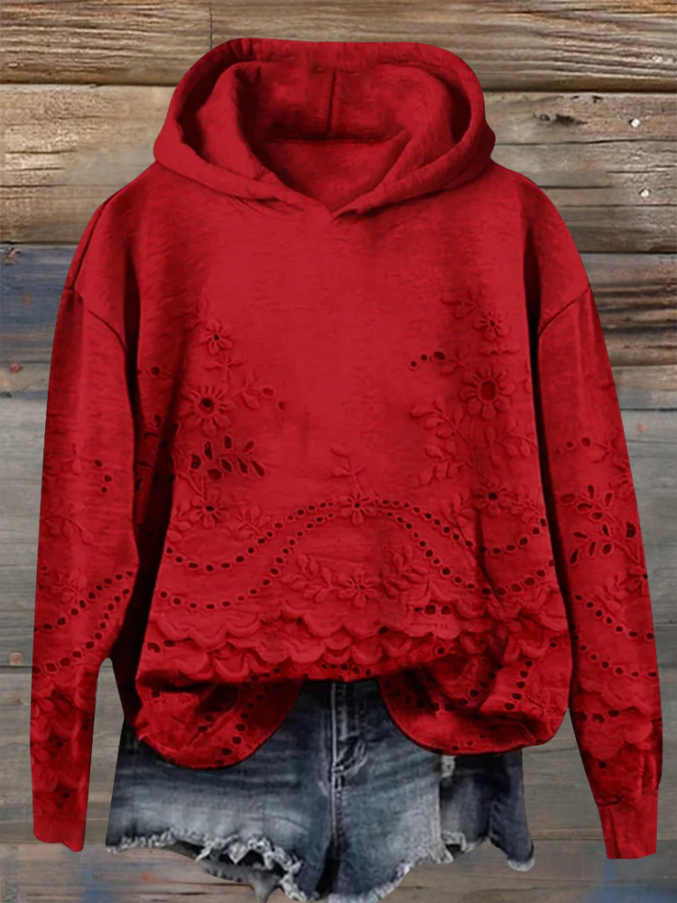 Clara™ | Lace-Contour TummyCover Hoodie