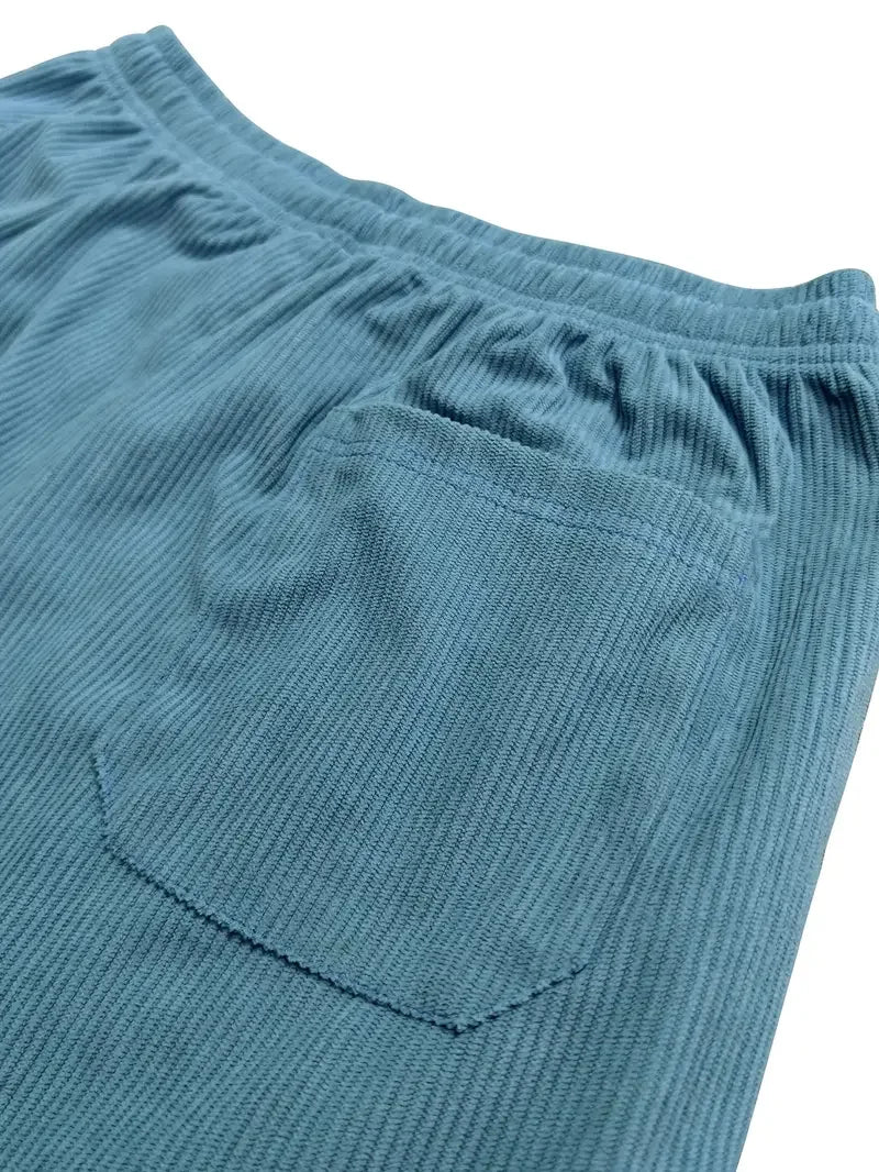 Haven™ Men’s Relaxed Fit Summer Set – Breathable Comfort & Clean Look