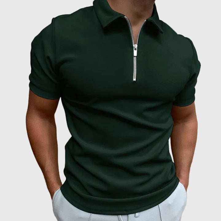 Nathan | Zipper Polo Shirt