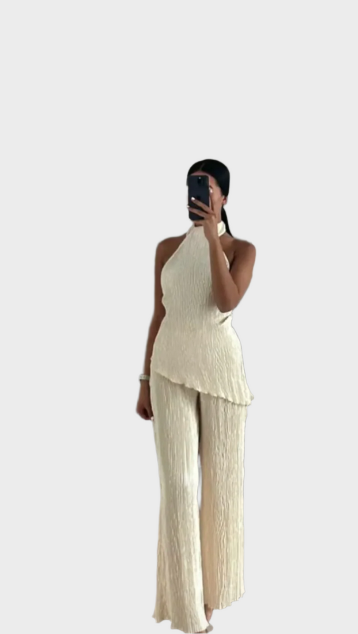 Elegantní Plisovaný Set