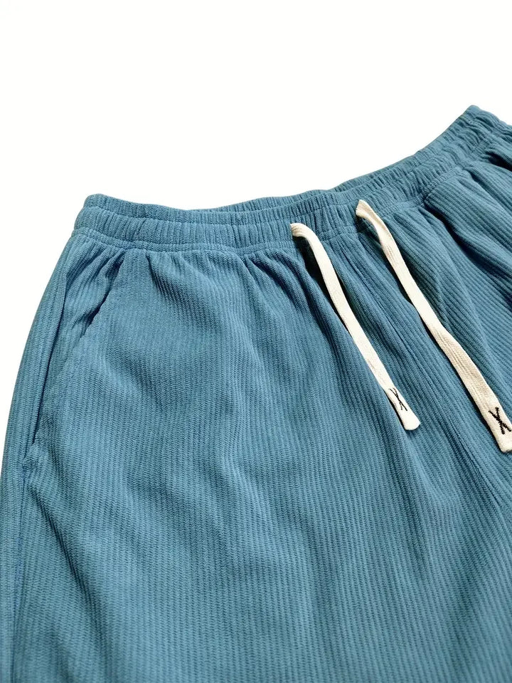 Haven™ Men’s Relaxed Fit Summer Set – Breathable Comfort & Clean Look