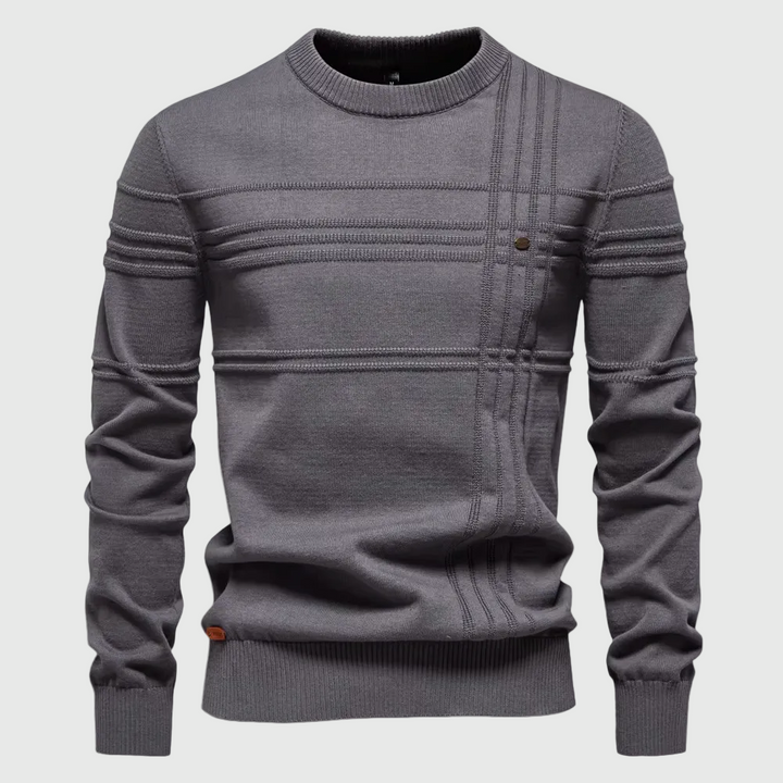 Marcos | Plaid Cotton Sweater