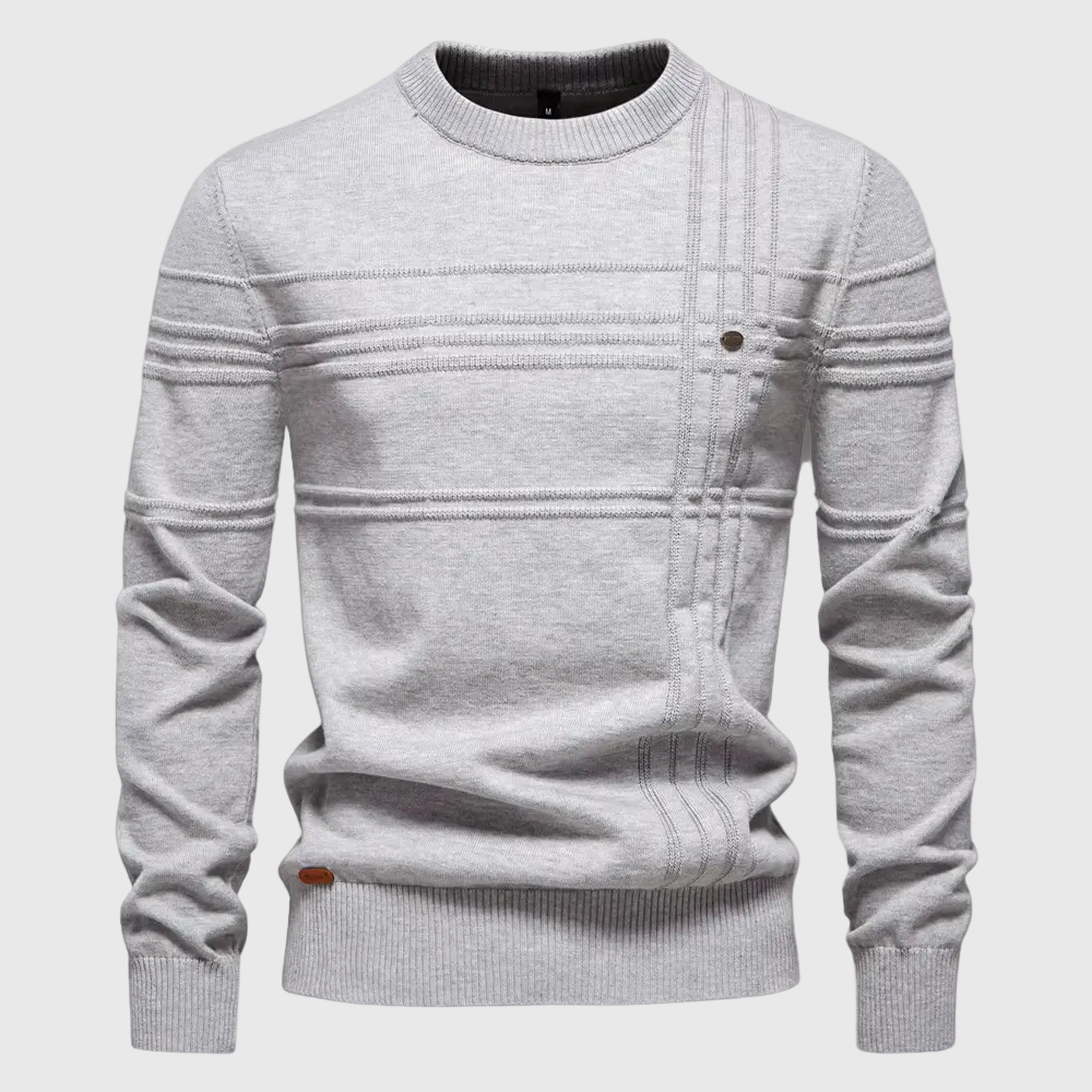 Marcos | Plaid Cotton Sweater