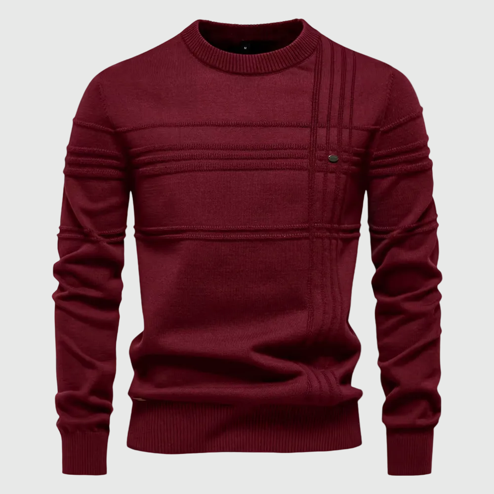 Marcos | Plaid Cotton Sweater