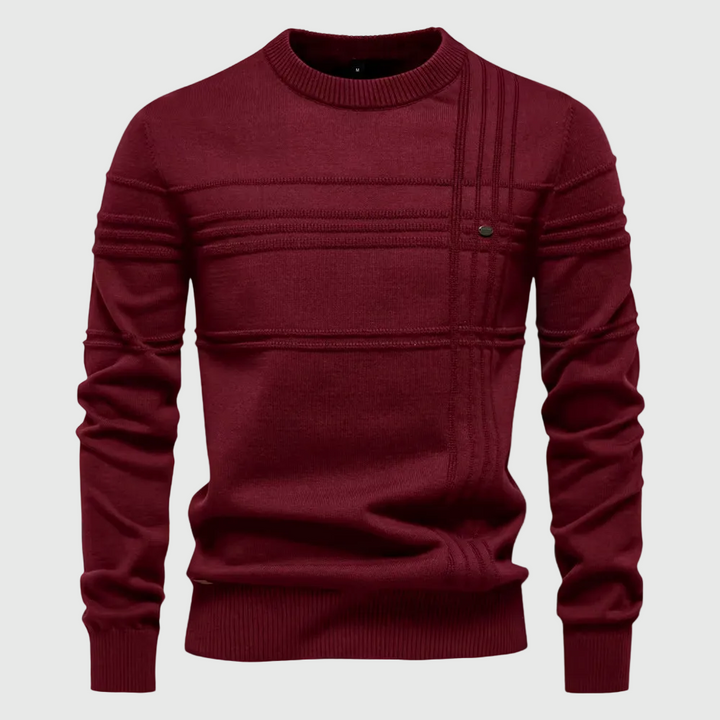 Marcos | Plaid Cotton Sweater