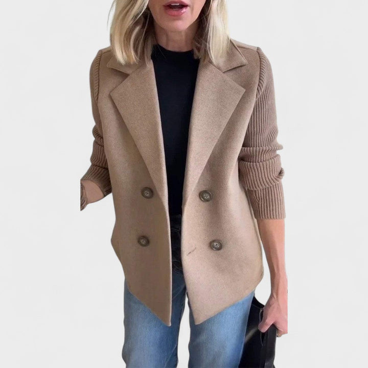 Valentina - Elegantní sako s pletenými rukávy
