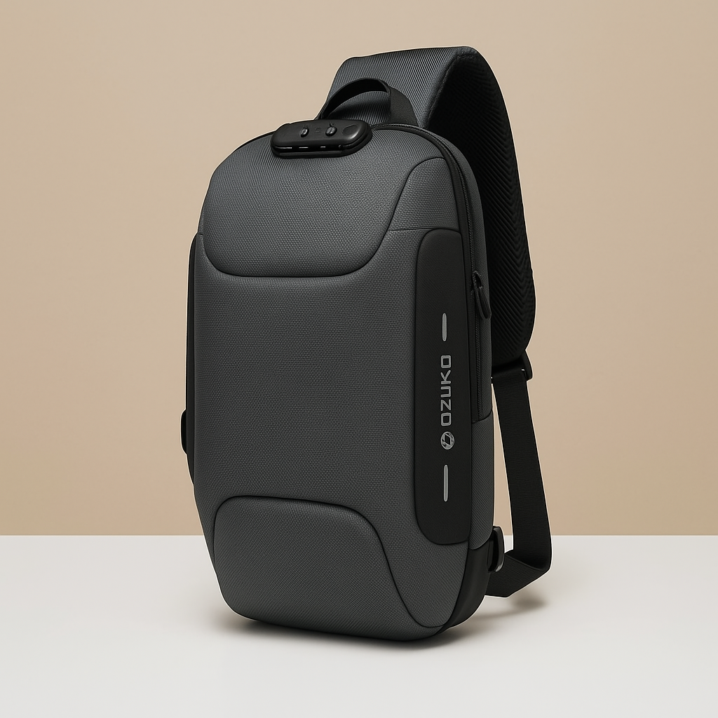 Anti-theft crossbody charging bag with RFID protection for women | Elodie