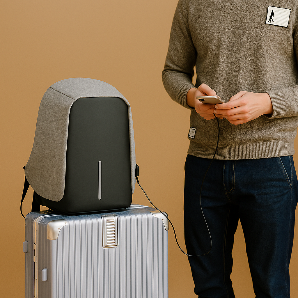 Anti-theft laptop backpack with USB port | Ethan
