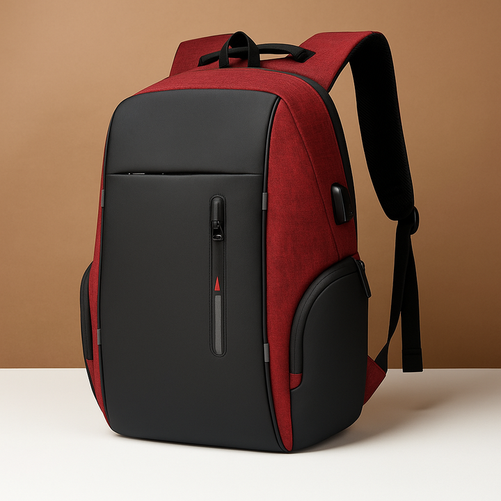 Anti-theft laptop backpack with USB charging for men | Logan