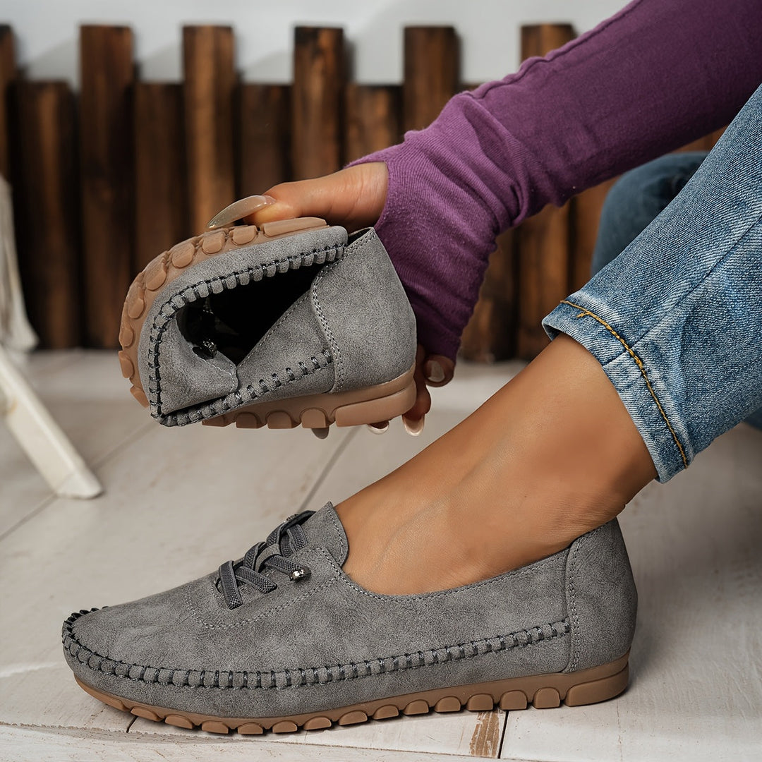 Orthelia™ – Supportive Soft Moccasins for Sensitive Feet