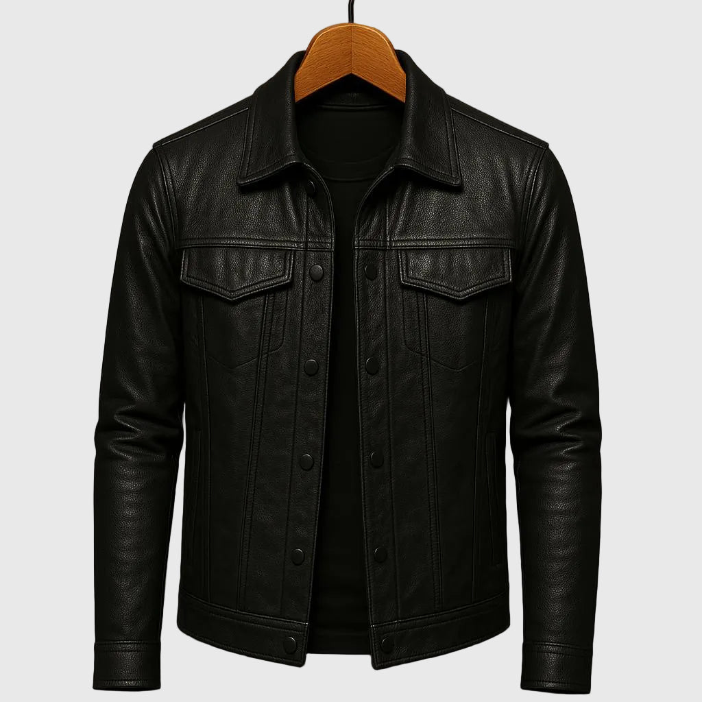Darius | Premium Leather Motorcycle Jacket